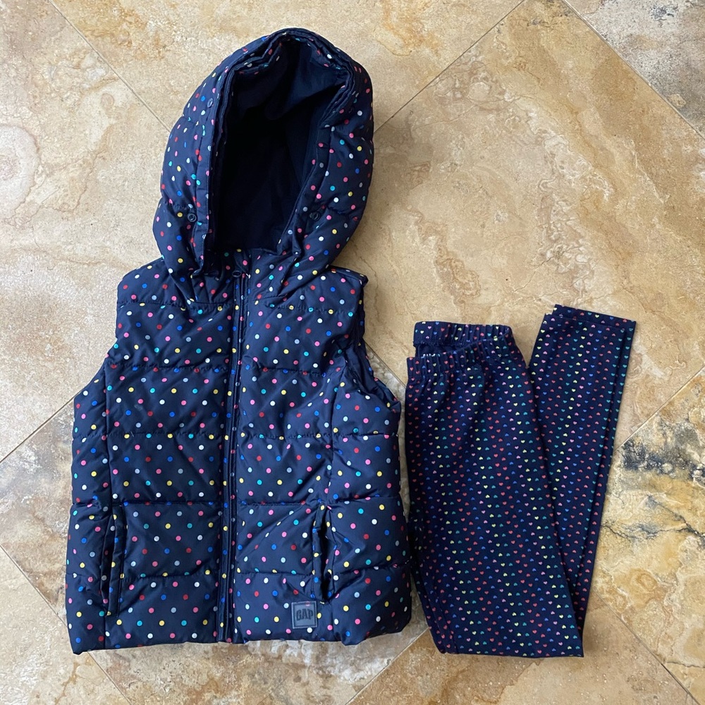 Baby gap bundle vest & leggings small & me…